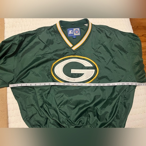 STARTER - NWT 90's Vintage XL Green Bay Packers Football Pullover Windbreaker - Picture 8 of 8